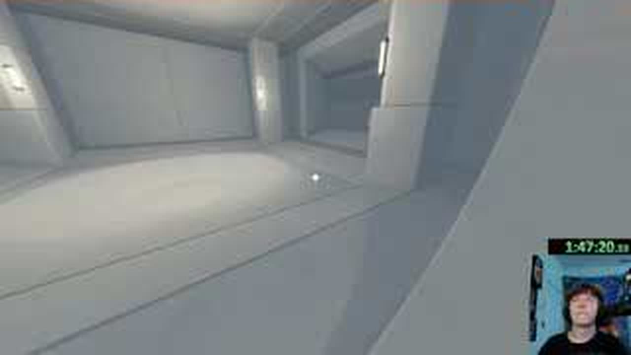 Interior entrance of the BIG WALK invisible-symbol lens building near 3740 2140