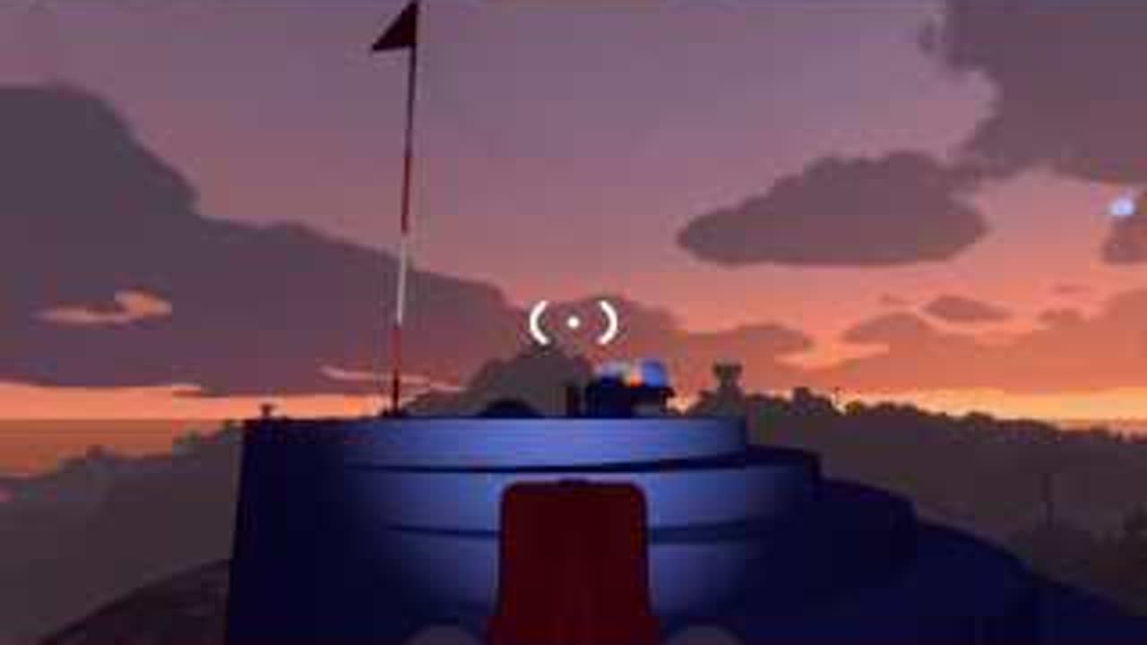 BIG WALK Clifftop Golf: Carry the Ball to the Purple Flag Hole — Find the separate Golf Tee